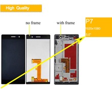 10pcs/lot P7 LCD Display For Huawei P7 LCD Display+Touch Screen Digitizer Glass Panel Replacement For Huawei Ascend P7 LCD Frame 2024 - buy cheap