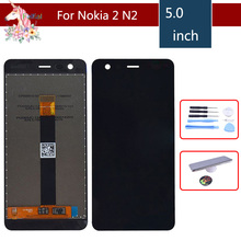 Для Nokia 2 ЖК-дисплей кодирующий преобразователь сенсорного экрана в сборе для Nokia2 N2 TA-1029 TA-1035 LCD Полная замена 2024 - купить недорого