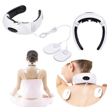 Neck massager back neck pain Cervical anti cellulite Treatment muscle massager massageador Pad magnetic therapy massage tools 2024 - buy cheap