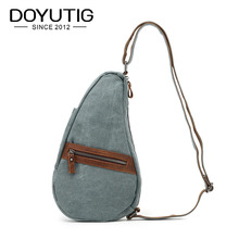 New fashion Men's Canvas Shoulder Bags Male&Female Messenger Shoulder Bag Casual Small Crossbody High Quality Shoulder Bags H038 2024 - buy cheap