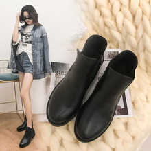 Martin boots new British style bare boots student Chelsea boots Korean version of the wild women's boots. 2024 - buy cheap