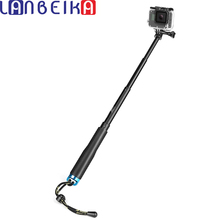 LANBEIKA-Palo de selfi portátil, monopié extensible para Gopro Hero 10, 9, 8, 7, 6, 5 Session, Yi, SJCAM, SJ4000, SJ5000, DJI, cámara OSMO, 19-49cm 2024 - compra barato