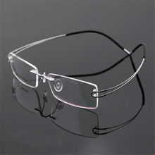 Pure Titanium Glasses Frame Eyeglasses Men Women Customized Prescription glasses Myopia Hyperopia Frameless frames fashion 2024 - buy cheap