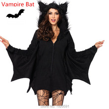 Black Evil Vampire Bat Costume Women Halloween Costumes Plays Vampire Devil Costume New Arrival ! 2024 - buy cheap