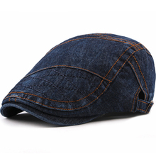 HT1842 New Caps Hats for Men Women Cotton Denim Male Hats Adjustable Berets Unisex Casual Newsboy Flat Caps Men Women Beret Caps 2024 - buy cheap
