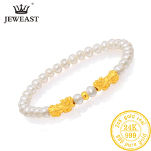 JLZB 24K Pure Gold Bracelet Real 999 Solid Gold Bangle Upscale Beautiful  Romantic Trendy Classic Jewelry Hot Sell New 2020 2024 - buy cheap