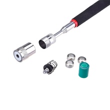 Telescopic Extension Rod Automobile Metal Strong Magnetic Pickup With LED Light Tire Repair Tools 2024 - buy cheap