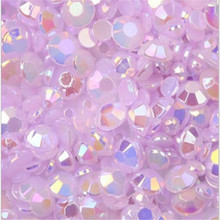 2-7MM DIY Bling Jelly Lt Purple AB Color Round Acrylic Rhinestones Flatback Acrylic Stone no Glue for Hand Craft Arts Decoration 2024 - buy cheap