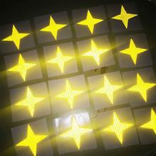 Four-pointed Star Shape Waterproof Self-Adhesive Reflector Tape For Trucks Car Park Traffic Warning Conspicuity Tape 50 Pcs 2024 - buy cheap