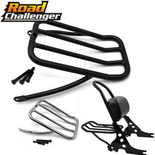 For Harley Sportster Iron 883 XL883N 2009-2017 48 XL1200X 72 XL1200V 12-16 Sissy Bar Backrest Luggage Solo Shelf Frame Rack 2024 - buy cheap