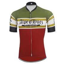 Camiseta de ciclismo clásica Retro para hombre, ropa de bicicleta de manga corta, tira reflectante trasera, ropa de bicicleta, equipo MTB 2024 - compra barato