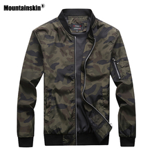 Mountainskin-chaquetas de camuflaje para hombre, abrigos de camuflaje, chaqueta Bomber de marca, ropa de vestir de talla grande, M-7XL, SA527, 2021 2024 - compra barato