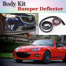 Defletor de para-choque dianteiro, para mazda m6 mx5 mx 5 miata eunos roadster, kit de carroceria e saia de tira 2024 - compre barato