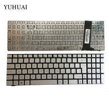 Novo teclado para laptop asus, n56, n56v, n76, n76v, n76vb, n76vj, n76vm, n76vz, u500vz, n56vv, n56vz, u500vz, u500, u500v e prata cz 2024 - compre barato