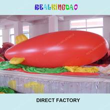 FREE SHIPPING 4m(13ft) Red Inflatable Zeppelin Blimp/Inflatable airship/ Different color for your selection/No Logos 2024 - buy cheap
