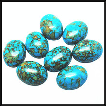 10pcs nature blue howlite stone cabochon loose blue stone beads for fashion bracelet diy beads cabochon 13x18mm 15x20mm 18x25mm 2024 - buy cheap