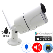 Ip-камера Wifi 720P 960P 1080P HD Беспроводная Cctv безопасность наружная Водонепроницаемая пуля аудио IPCam инфракрасная камера наблюдения для дома 2024 - купить недорого