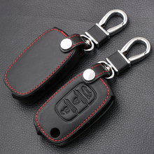 3 Buttons Car Key Leather Case Keychain Cover for Lada Sedan Largus Kalina Granta Vesta X-Ray XRay for Renault Key Shell 2024 - buy cheap