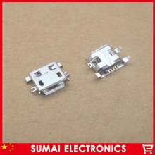 Free shipping Tablet PC USB charging ports MICRO 5P USB connector jack 200pcs/lot 2024 - buy cheap