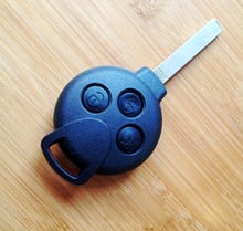 10 шт./лот для Merceds Benz Smart Fortwo чехол для дистанционного ключа с 3 кнопками без логотипа 2024 - купить недорого