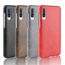 For Samsung Galaxy A70 Case Litchi Skin Pattern PU Leather and PC Book Cover For Samsung A70 A 70 A705F A705 SM-A705F Phone Case 2024 - buy cheap