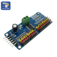 Módulo de interfaz de Servo Driver-I2C PCA9685, 16 canales, 12 bits, PWM, para Raspberry Pi Shield, Servo Shield para Arduino, Kit Diy 2024 - compra barato