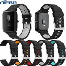 Silicone Strap Bracelet For Huami Amazfit Bip Strap Watchband 20mm For Samsung galaxy Watch Active/42 mm smart sport wrist band 2024 - buy cheap