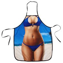 Sexy Kitchen Apron Funny Creative Cooking Aprons for Men Women Girlfirend Boyfriend Christmas Birthday Gifts (Beach Bikini) 2024 - buy cheap