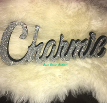 Glittered Name word signs  Kids Personalized Wooden Name Signs - Children's Name Wall Decor, Wooden Letters, Wooden Names, Wall 2024 - buy cheap