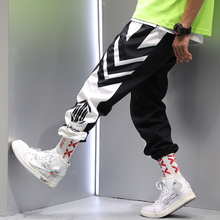 De los hombres Pantalones deportivos pantalones de sección delgada de verano personalidad tendencia hip hop suelto haz pies nueve pantalones estudiantes parejas tendencia Pantalones 2024 - compra barato