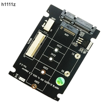 2 в 1 M.2 NGFF B Key Mini PCI-E mSATA SSD к SATA 2,5 "адаптерная карта для mSATA SSD 2230 2242 2260 2280 M2 NGFF SATA M.2 адаптер 2024 - купить недорого