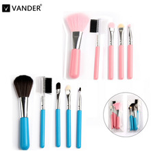 Vander-herramienta cosmética para base de maquillaje, juego de polvos de iniciación, rosa y azul colorete, regalo de Sets de pinceles de maquillaje, 5 uds. 2024 - compra barato