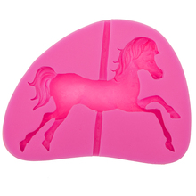 Carousel horse 3D Silicone Mold Mould  For Soap,Candy,Chocolate,Ice,Cake Decorating tools F0552 2024 - buy cheap
