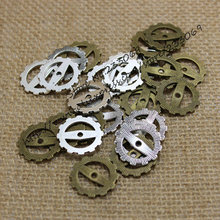Amuletos de aleación de Metal de estilo Vintage, 20mm, dos colores, T0174, 60 unids/lote, Envío Gratis 2024 - compra barato