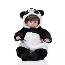 45 cm renascer bebê dos desenhos animados de brinquedos de criança recém-nascido boneca presentes de casamento de aniversário Animal Panda bonecas para menina renascer bonecas 2024 - compre barato