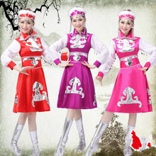 Women Child Mongolian Costume Dance Clothes Chinese Minority Clothing Apparel Mongolia Clothes Dance Costume Stage Clothes 2024 - buy cheap