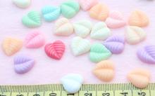 250pcs Resin mixed small leaf Cabochons (15mm) Cell phone decor, hair pin, rings DIY 2024 - buy cheap