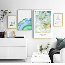 Pintura abstrata em tela, quadros decorativos para casa, para sala de estar, quarto, arte para parede, pôster de foto, citação colorida moderna 2024 - compre barato