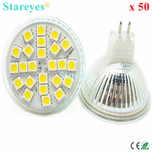 Free Shipping 50 pcs 5050 SMD 24 LED 5W MR16 DC12V LED Spot light bulb light downlight lamp Droplight Lighting 2024 - buy cheap