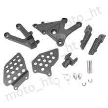 Aluminum Alloy Rider's Front Foot Pegs Footrest Brackets for Honda CBR600RR F5 2003 2004 2005 2006 Black 2024 - buy cheap