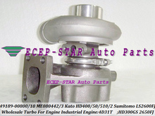 Turbo para excavadora Sumitomo LS2600FJ 4D31T, TD04-13G, 49189-00800, 49189, ME080442, ME080443, para Kato HD300, HD400, 00810, 450, 510, 512 2024 - compra barato