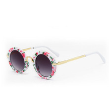Gafas de sol redondas para niños y niñas, lentes de sol a la moda con protección Uv400, tamaño A04M 2024 - compra barato