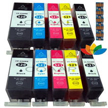 10x Compatible Canon PGI 520 CLI 521 INK CARTRIDGES FOR PIXMA MP980 MP648 MP640R MX860 MX868 MX870 MX876 Printer 2024 - buy cheap