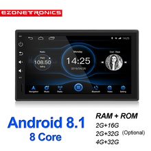 2 Din Android car 8.1 Octa Core Car Radio Stereo 7"Universal Car Player GPS Navigation Wifi  Auto with 2G 4G DDR3 16G 32G 2024 - buy cheap