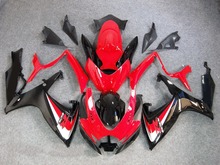 Injection mold Fairing kit for GSXR600 750 K6 06 07 GSXR 600 GSXR 750 2006 2007 ABS black hot red Fairings set+gifts SC12 2024 - buy cheap