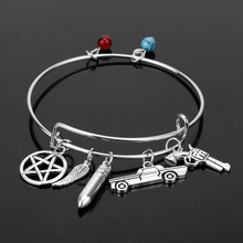 MQCHUN Movie Jewelry Hot Sale Supernatural inspired adjustable bracelet Charm bangle tone Charms bracelet -25 2024 - buy cheap