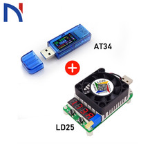 AT34 USB3.0 IPS HD цветной экран USB тестер напряжение тока мощность энергии USB Вольтметр Амперметр Сопротивление тестер температуры 2024 - купить недорого