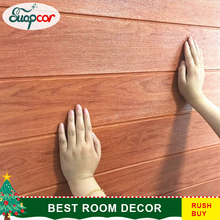 Self Adhesive 3D Wallpaper Background Wall Home Decor Stickers Wood Grain Living Room Kindergarten Wall Board Foam Wall Sticker 2024 - buy cheap