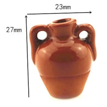 1Pc DIY 1:12 Handmade Doll House Kitchen Ornament Decoration Vase Dollhouse Miniatures Mini Ceramic Pot 2024 - buy cheap