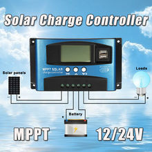 100A MPPT Solar Panel Battery Regulator Charge Controller 12V/24V Auto Focus Tracking 2024 - buy cheap